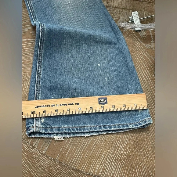 Hollister‎ Distressed Light Washed Bootcut Jeans Size 5L - Picture 8 of 10